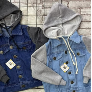 Jaqueta com manga moleton