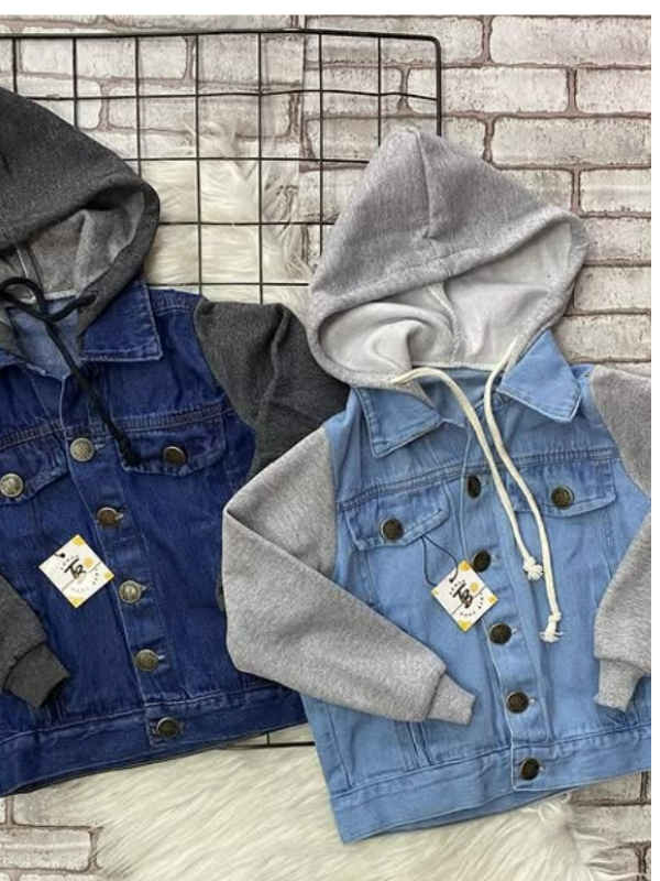 Jaqueta com manga moleton