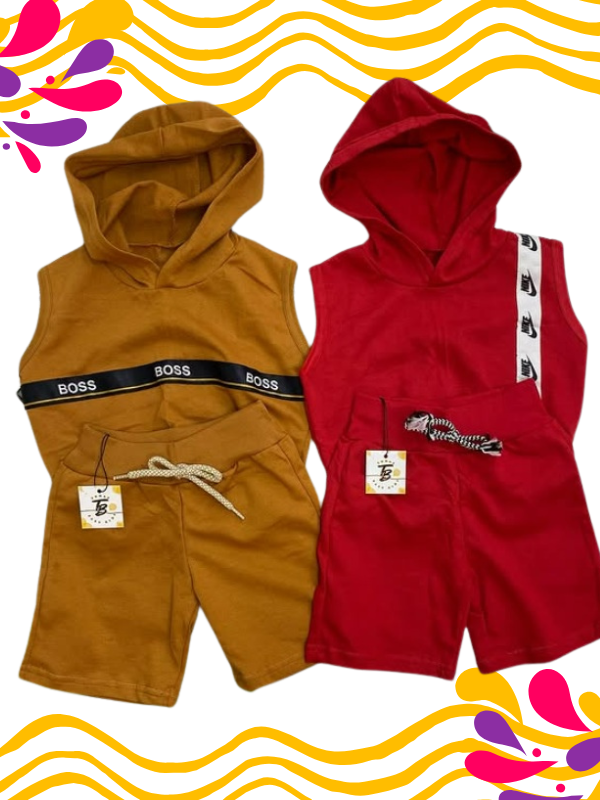 Conjunto Moletinho com Capuz