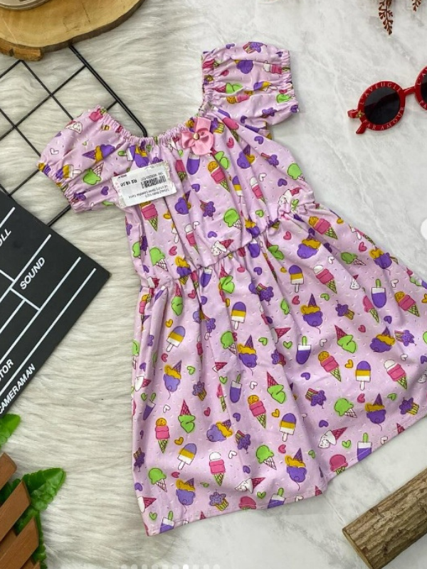 Vestido Brim Estampado - Image 4